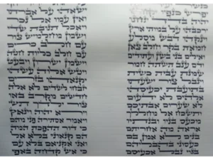 ספר תורה מהודר בכתב אשכנזי ב"י